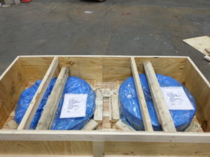Custom Export Crate with VCI Packaging - Steel Coils